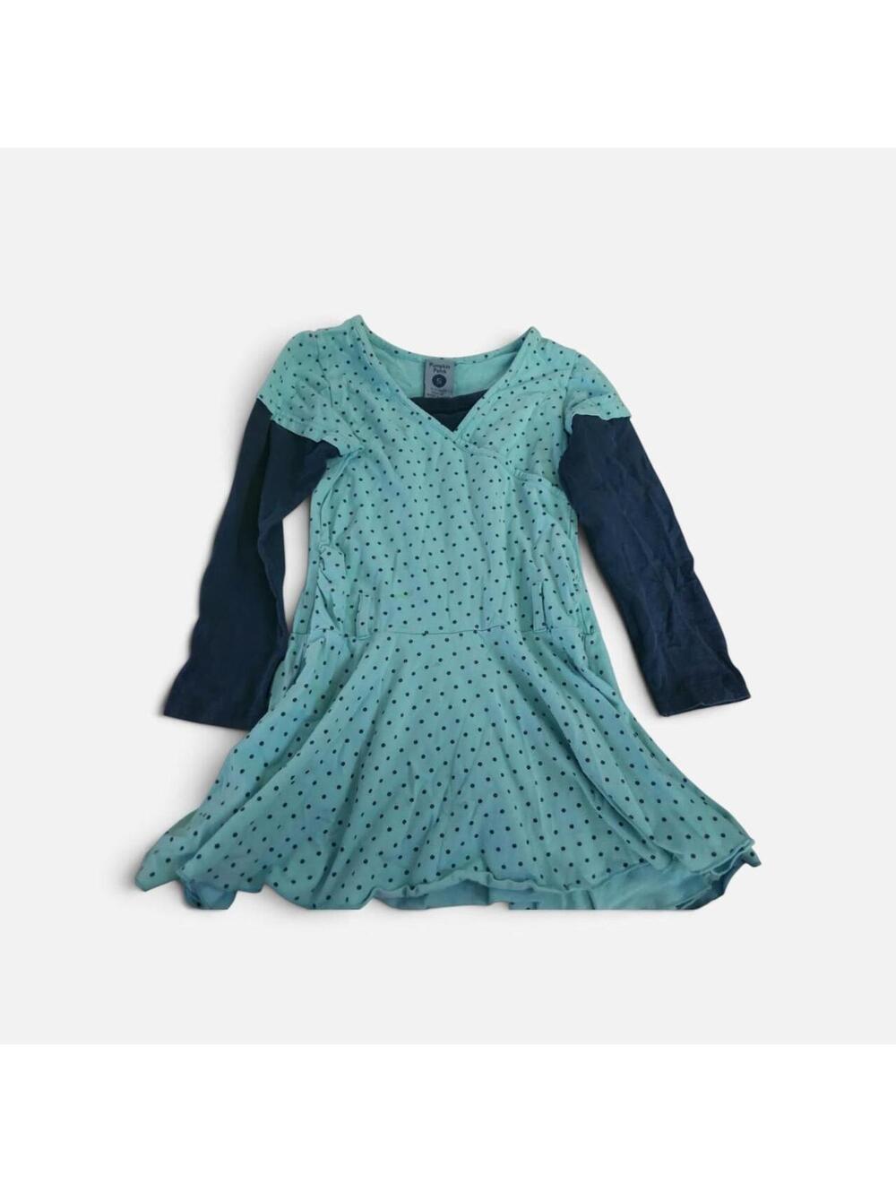 Pumpkin Patch Kid's Blue and Navy Dress